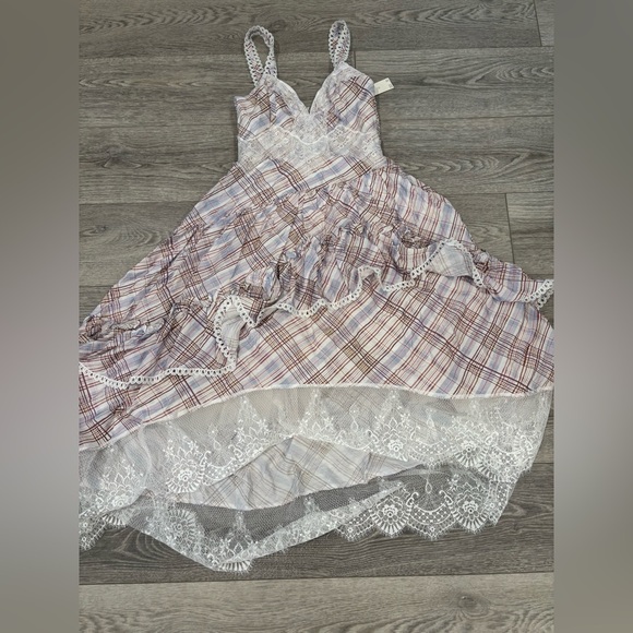 Anthropology The Bobbi Asymmetrical Ruffle Tiered midi Dress - Picture 6 of 9